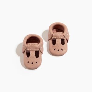 Freshly Picked Pink Moccasin Baby Shoes